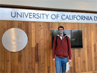 Global Study Student Julian Mogk at UC Davis Memorial Union